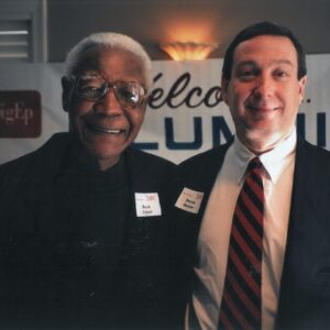 1972 Bernie Becker in 2004 with Buck ONeill