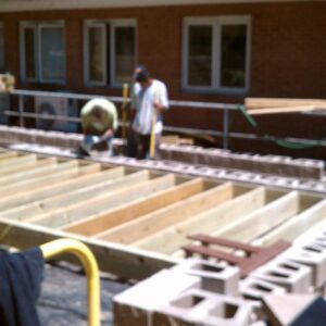 2010 Backyard Deck Construction