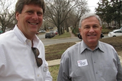 1960 -- Larry Miller & Dwight Teter, in 2009, at SigEp's Expansion Ribbon Cutting