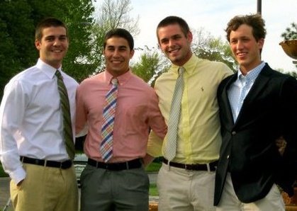 2010 -- Kentucky Derby - Connor Boyle, Gordon Reiz, Chris Golub, Ryan Kuehl