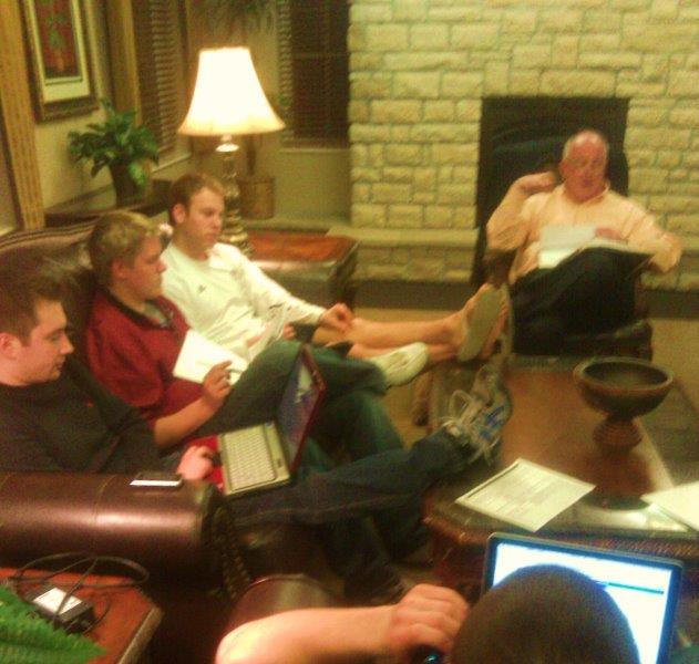 2010 -- Recruitment Meeting - Hernandez, Kempin, Alexander, Mark Allen