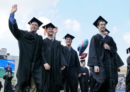 2011 -- Jeff Brown, Corbin Kline, Kyle Millard -- KU Graduation