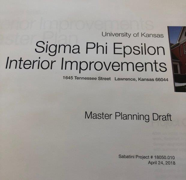 2018 -- Interior Improvements Master Plan