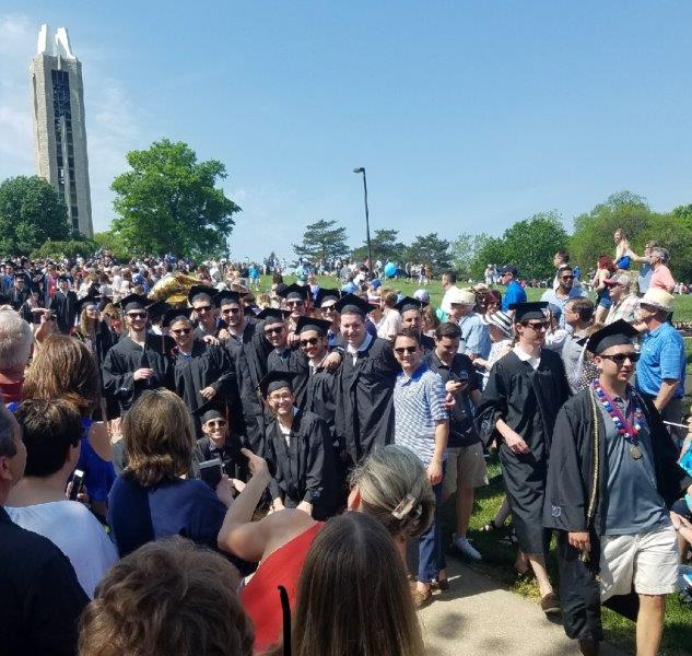 2018 -- Seniors - Graduation on the Hill