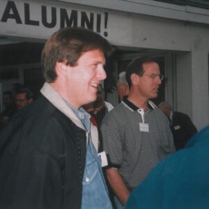1976 Larry Miller Jerry Busch at Alumni Reunion