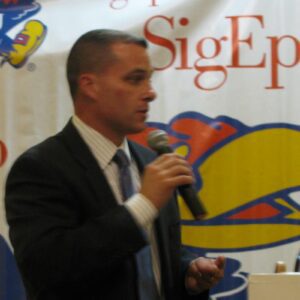 2009 KC Royals General Manager Dayton Moore at the KU SigEp Business Lunch