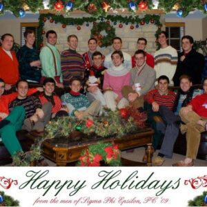 2011 SigEp Christmas New Member Class 2009