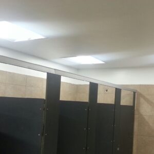 2015 Raised Bathroom Ceiling in white