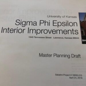 2018 Interior Improvements Master Plan