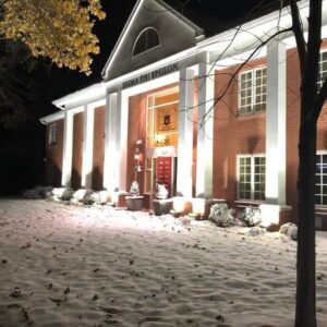 2019 SigEp House Snow