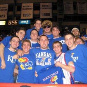 SigEp brothers at Allen Fieldhouse